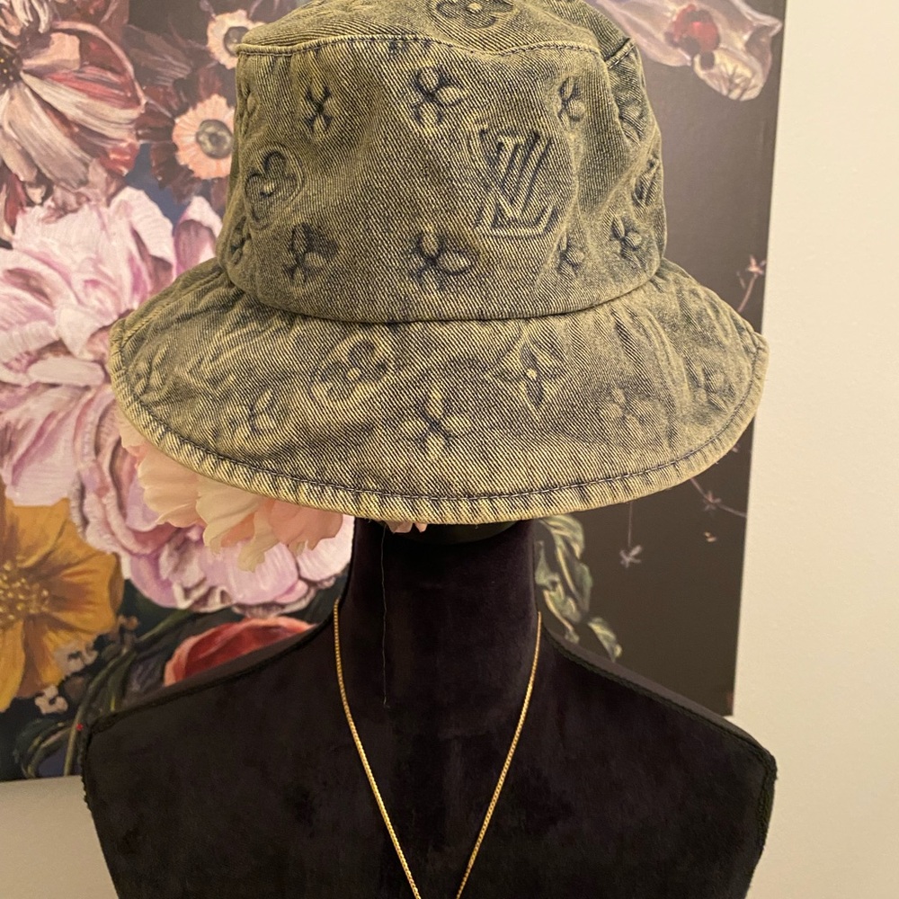 Louis Vuitton Denim Monogram Bucket Hat